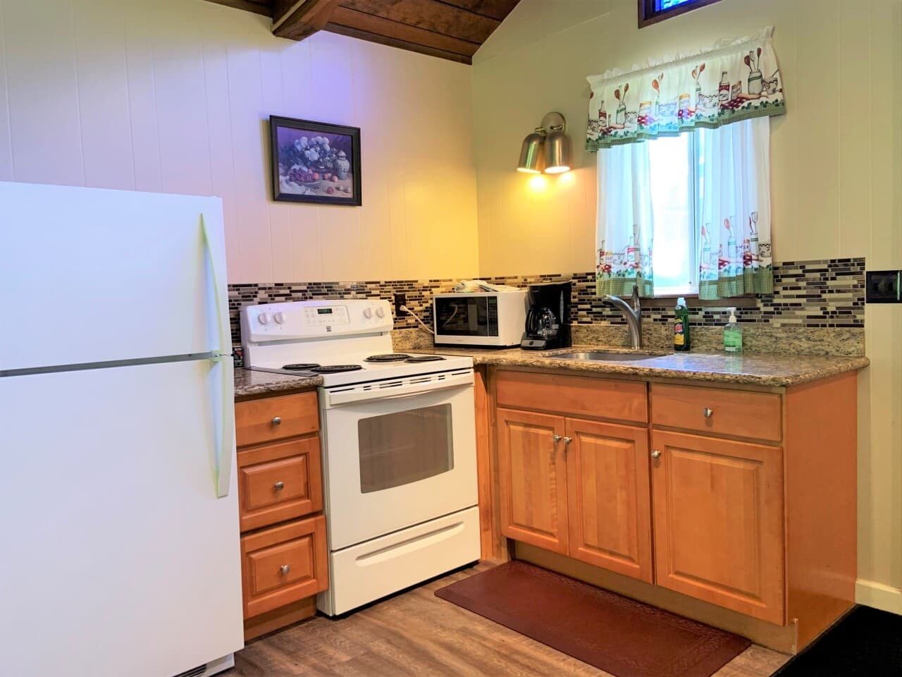 The full kitchen